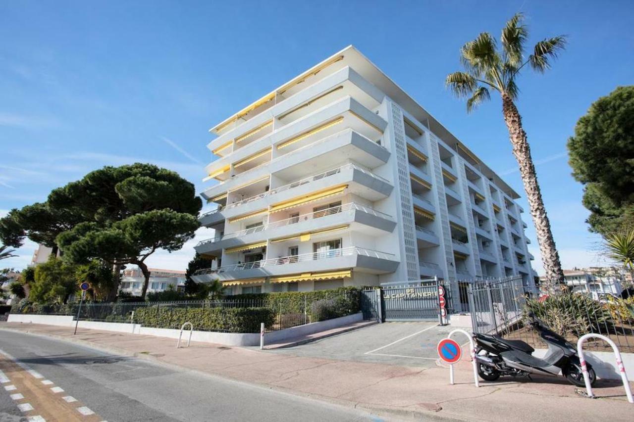 Grand Studio Neuf Face Port Et Plage, Parking Prive Ґольф-Жуан Екстер'єр фото
