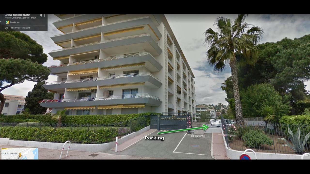 Grand Studio Neuf Face Port Et Plage, Parking Prive Ґольф-Жуан Екстер'єр фото